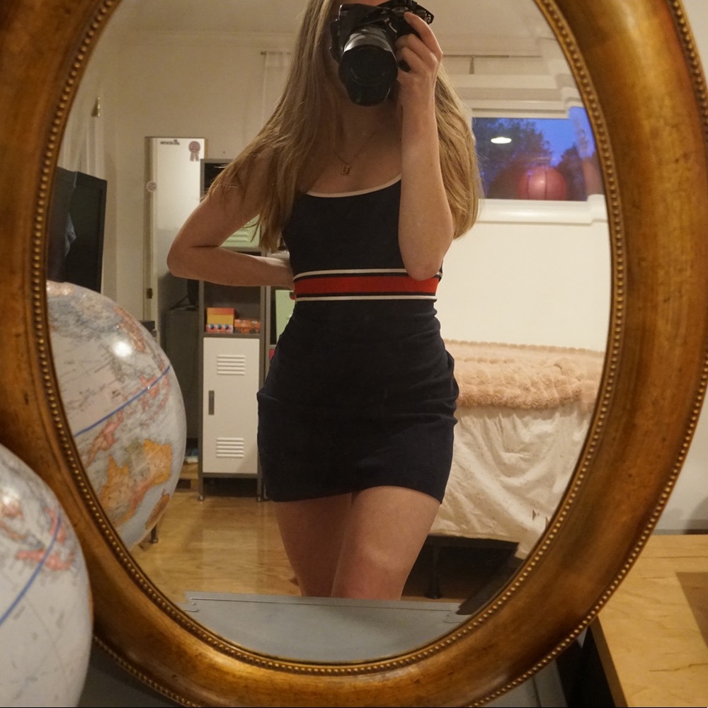 navy brandy melville dress